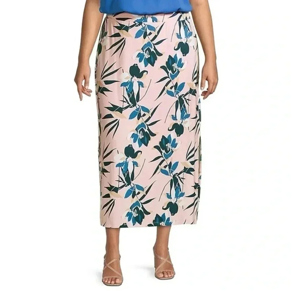 Liz Claiborne Womens Long A-Line Skirt